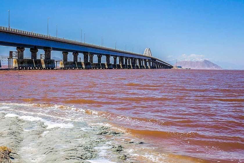حجم آب دریاچه ارومیه از ۴ میلیارد مترمکعب فراتر رفت