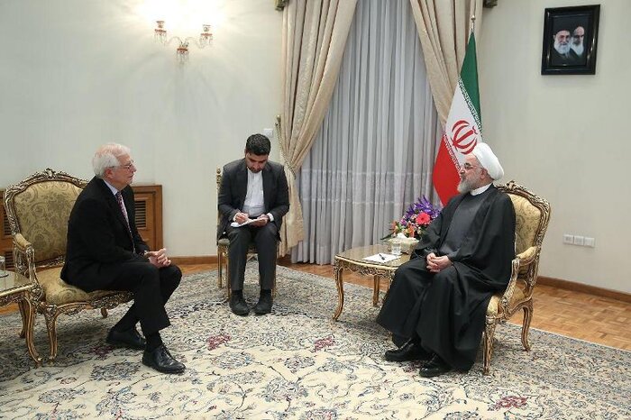تجارت گردان | روحانی: ایران همچنان آماده تعامل و همکاری با اتحادیه اروپا برای حل و فصل مسایل است