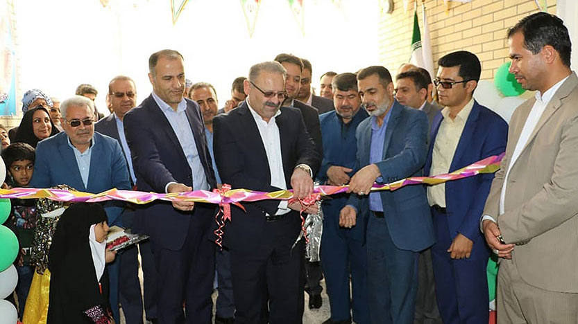 تجارت گردان | افتتاح دو باب مدرسه در خوزستان با مشارکت بانک ملی ایران