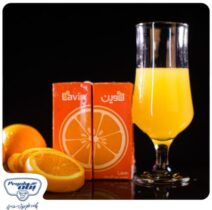 لذت طعم تازگی آب پرتقال بسته بندی شده پگاه با نشان«لاوین»