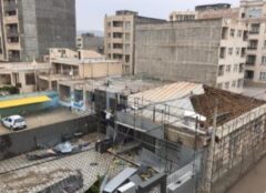 اجرای عملیات احداث ساختمان جدید بیمه پاسارگاد در شهر بجنورد