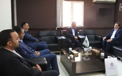 دیدار مدیر منطقه ای بانک ایران زمین با مدیر کل حفاظت محیط زیست استان اصفهان