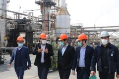 بازدید مدیران ارشد بورس کالا از پالایشگاه روغن سازی تهران/ عرضه تمامی محصولات ایرانول در بورس کالا
