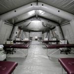 تجارت گردان | استقرار و راه‌اندازی بیمارستان صحرایی در قزوین