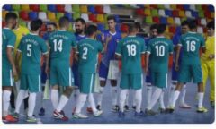 تیم ملی فوتسال عراق مقابل تیم بانک کارآفرین متوقف شد