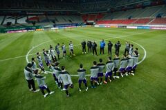 آخرین تمرین ملی فوتبال ایران در ورزشگاه جام جهانی سئول پیش‌از دیدار با کره‌جنوبی