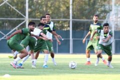 دومین تمرین تیم ملی فوتبال قبل از دیدار درون اردویی + عکس
