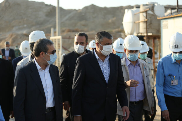 رئیس سازمان انرژی اتمی از نیروگاه بوشهر بازدید کرد