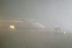 مه شدید باعث تاخیر برخی پروازهای فرودگاه شیراز شد
