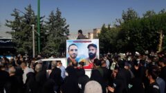 پیکر مطهر شهید مدافع حرم در تهران تشییع شد