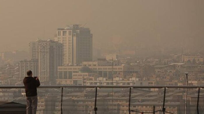 ۲۸ ایستگاه سنجش کیفیت هوای تهران دروضعیت «قرمز»
