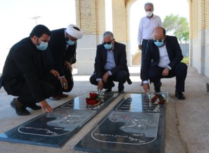 حضور مدیر عامل شرکت نفت ایرانول و هیات همراه در یادمان شهدای غواص خرمشهر