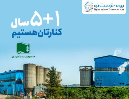 قرارداد بیمه ای چوب و کاغذ مازندران با تجارت نو برای سال ششم تمدید شد